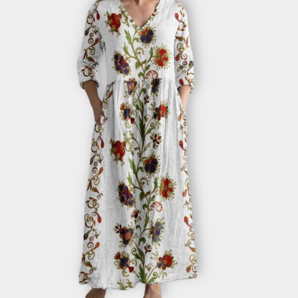 Floriah | Boho maxi dress in soft premium fabric