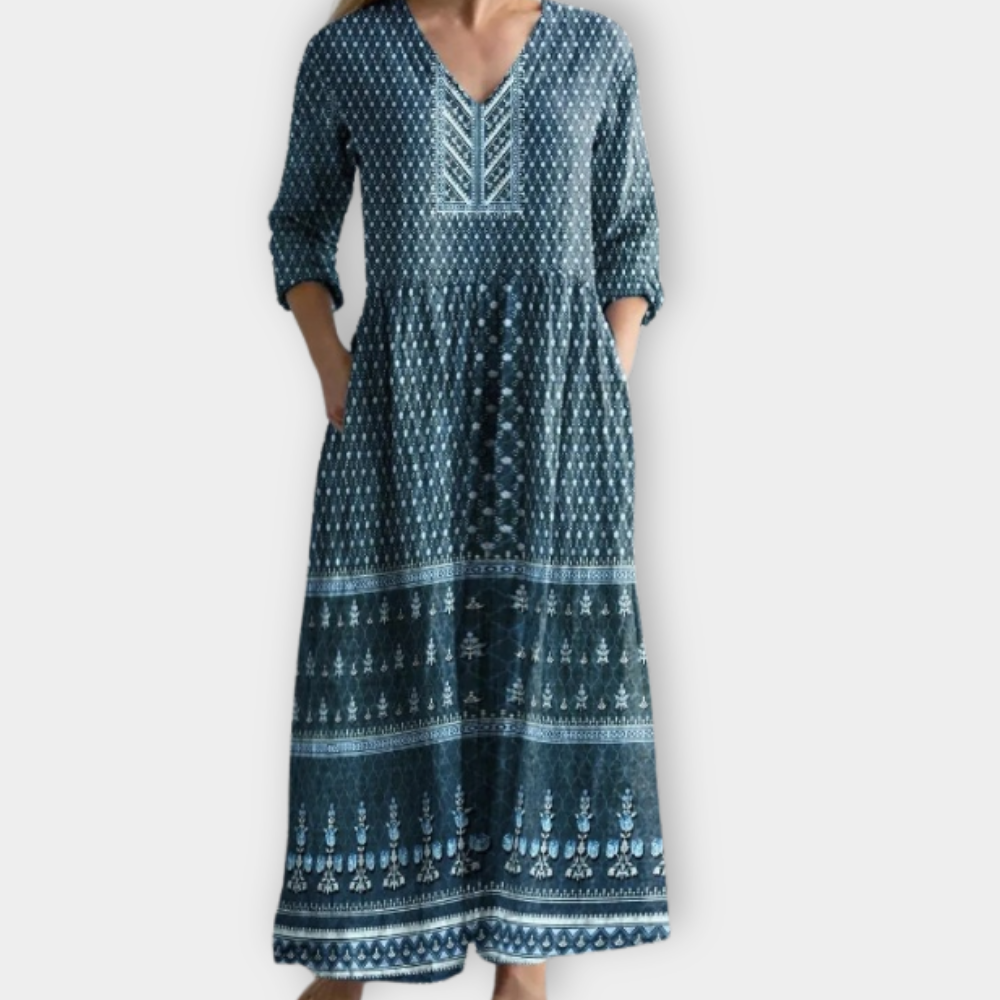 Oswina | Boho maxi dress in soft premium fabric