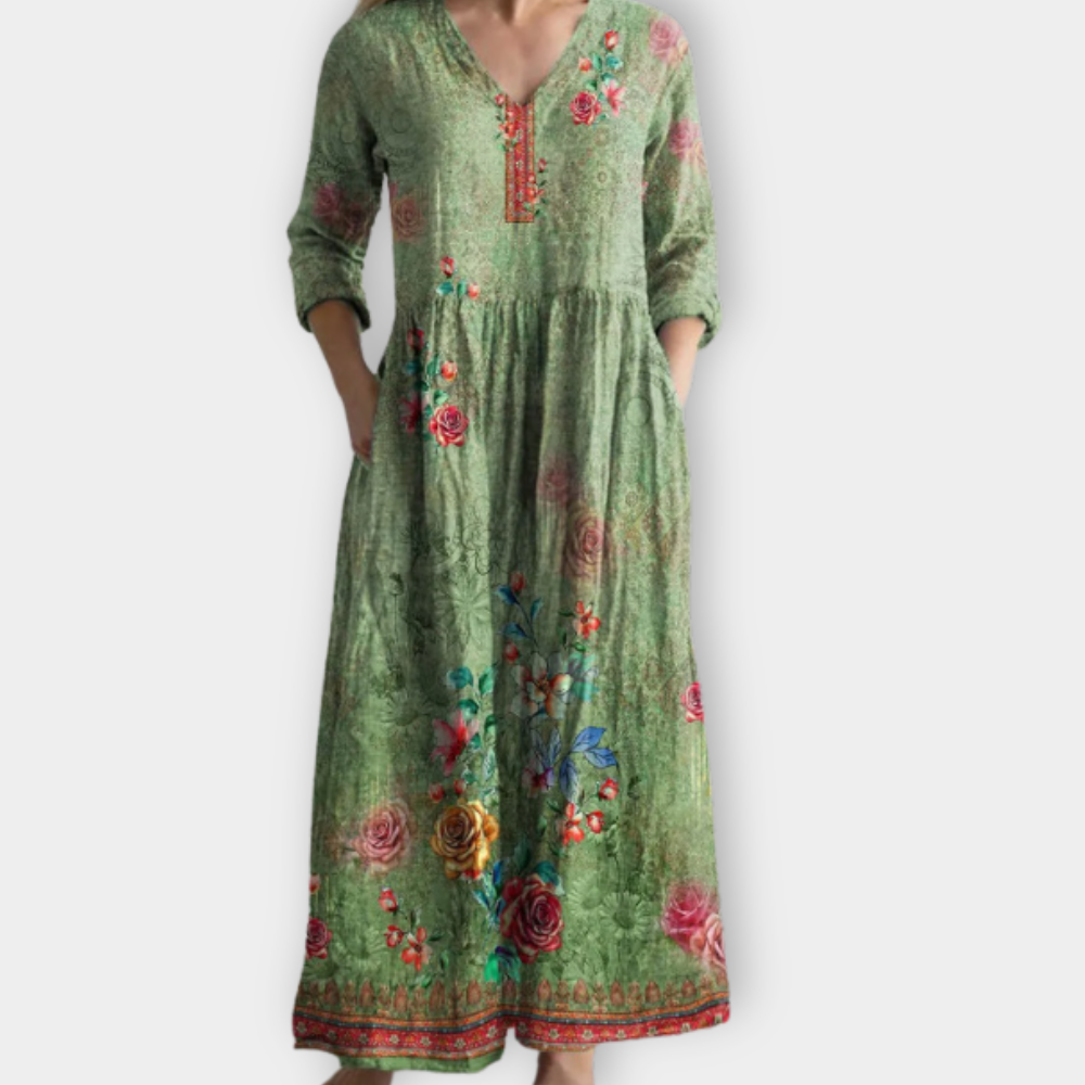 Lanfrida | Boho maxi dress in soft premium fabric
