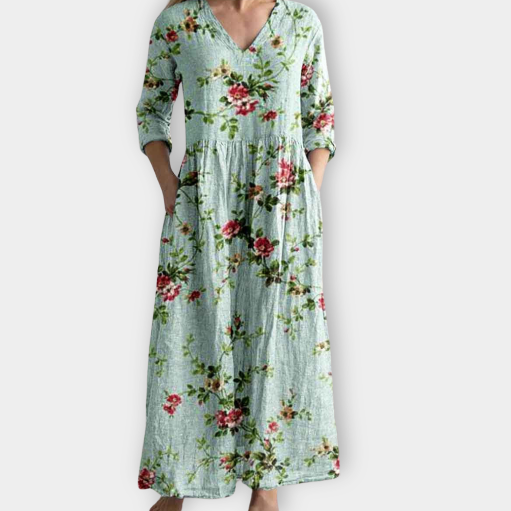 Iduna | Boho maxi dress in soft premium fabric