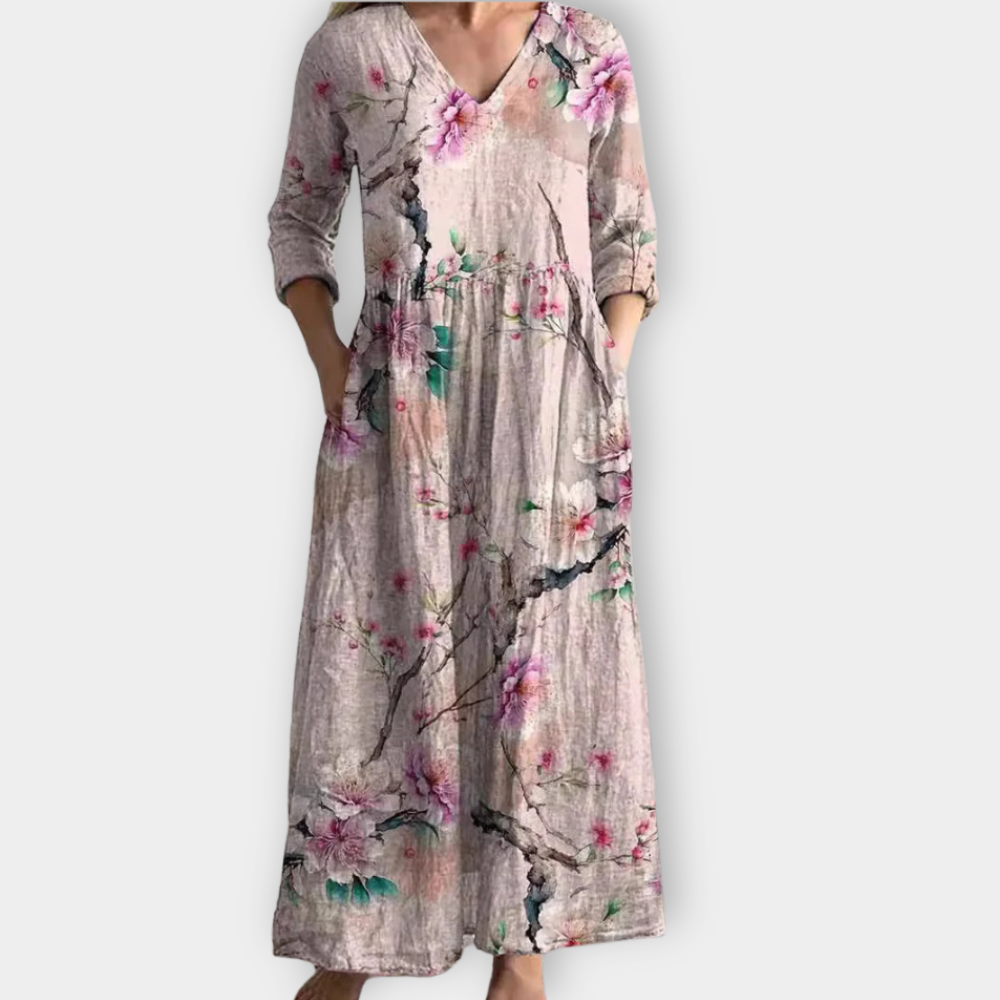 Radegunda | Boho maxi dress in soft premium fabric