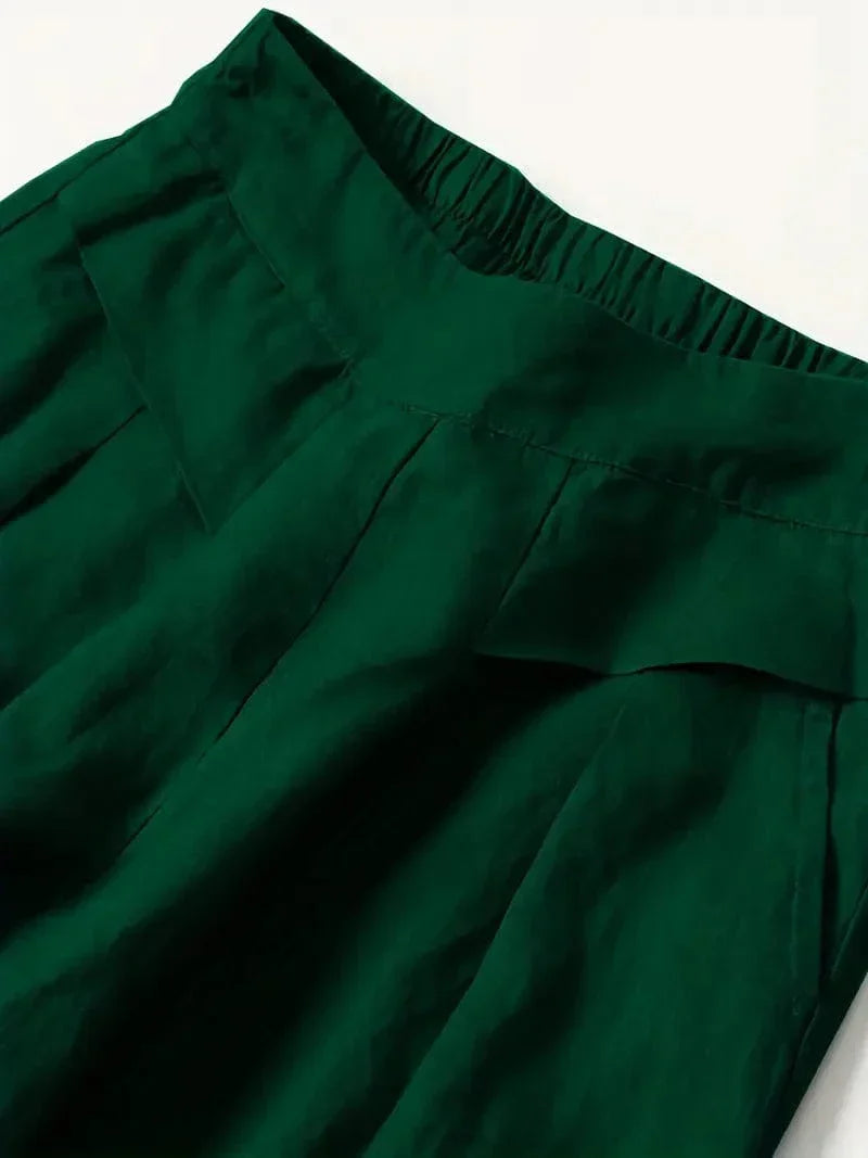 Anina Wide Leg Linen Pants