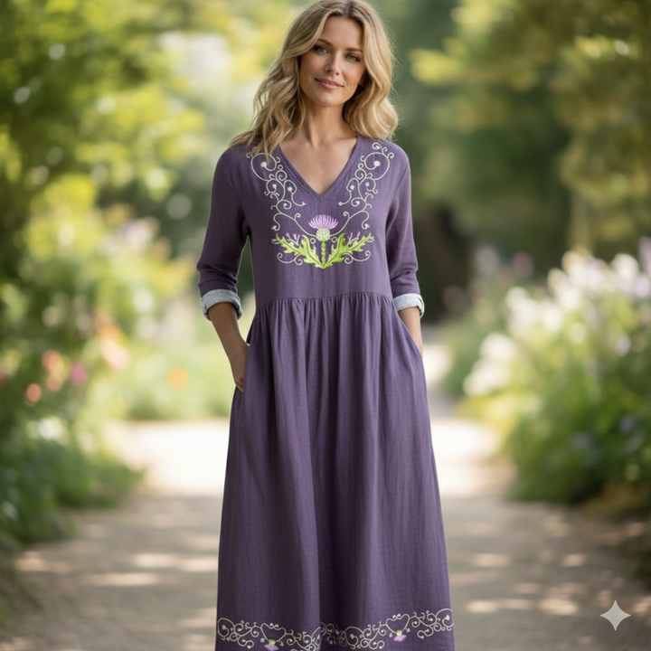 Hildemara | Boho maxi dress in soft premium fabric