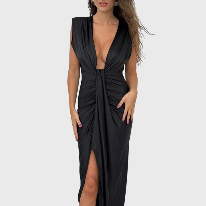 Margot | Signature Slit Midi Dress