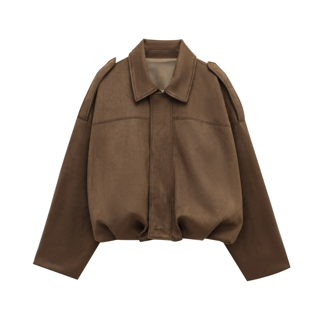 Vivienne | Chic Suede Coat