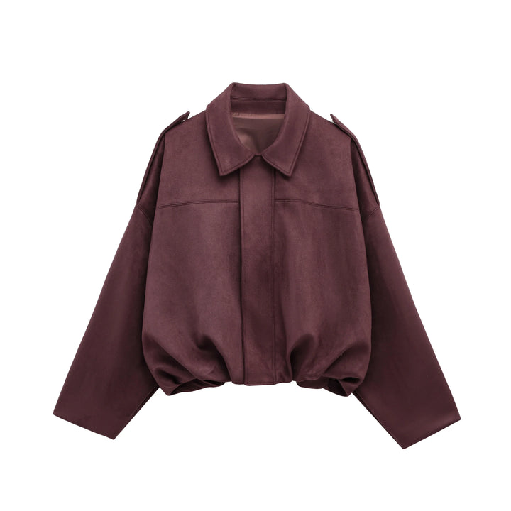 Vivienne | Chic Suede Coat