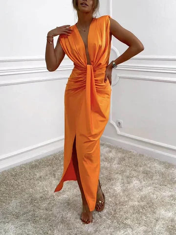 Margot | Signature Slit Midi Dress
